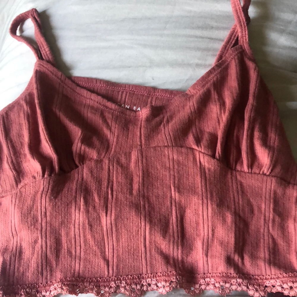 american eagle cropped tank